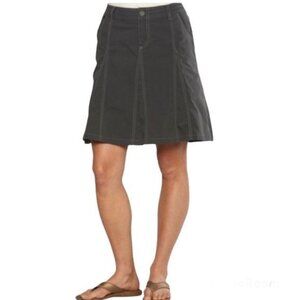Kuhl Splash Women's Size 2 Gray Woven Stretch A-Line Mini Skirt
